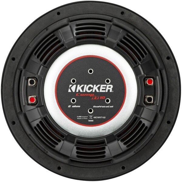 Main product image for Kicker CompRT-10 10" DVC Subwoofer 4 Ohm267-612
